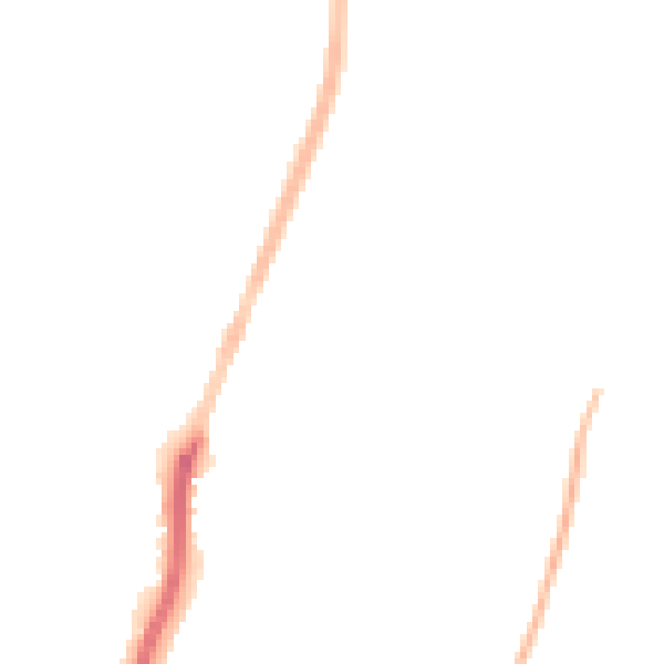 Night-time road noise heatmap for PO9 5RT