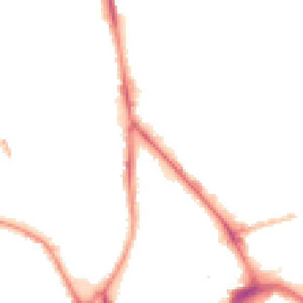 Night-time road noise heatmap for PR1 1JS
