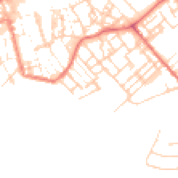 Daytime road noise heatmap for PR1 3TB