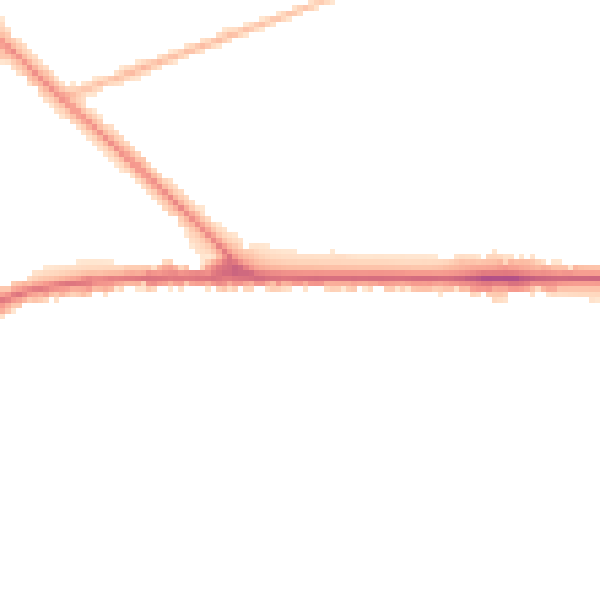 Night-time road noise heatmap for PR1 4UH