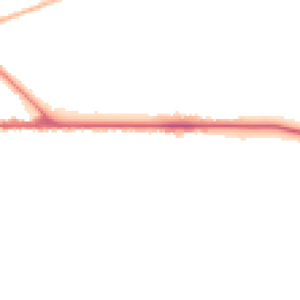 Night-time road noise heatmap for PR1 4UN