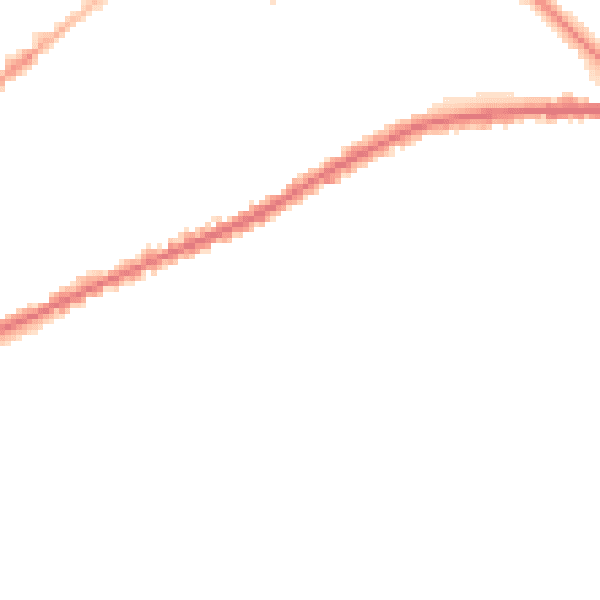 Night-time road noise heatmap for PR1 4YJ