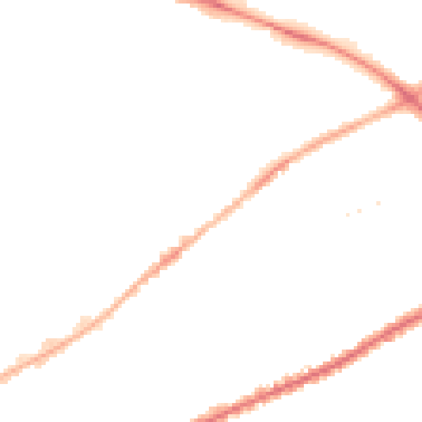 Night-time road noise heatmap for PR1 5EX