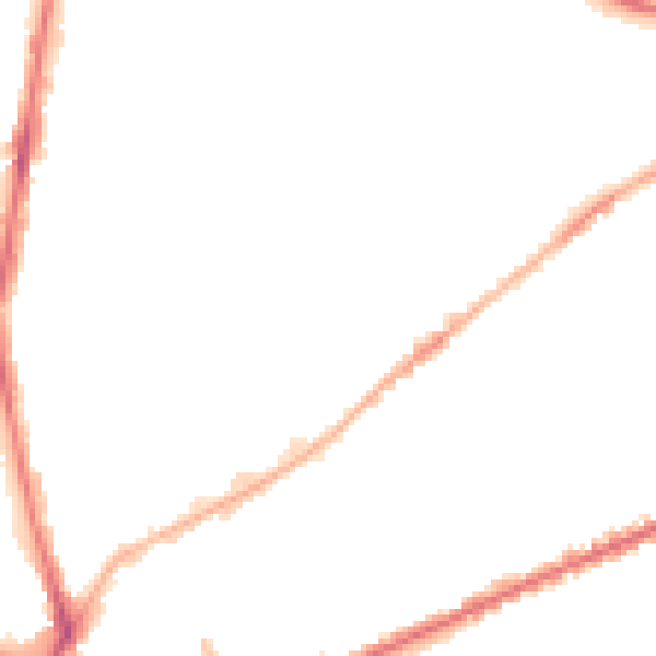 Night-time road noise heatmap for PR1 5HX