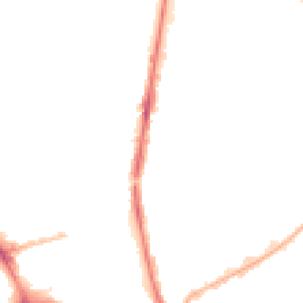 Night-time road noise heatmap for PR1 6QJ
