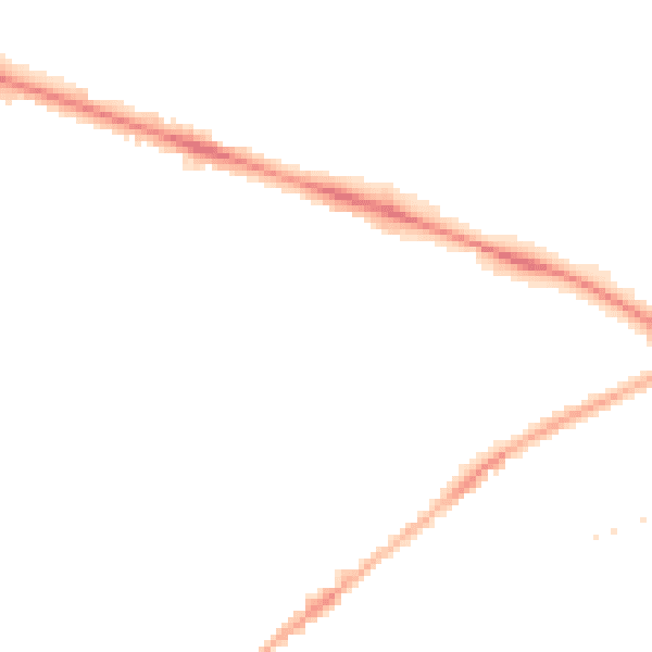 Night-time road noise heatmap for PR1 6XS