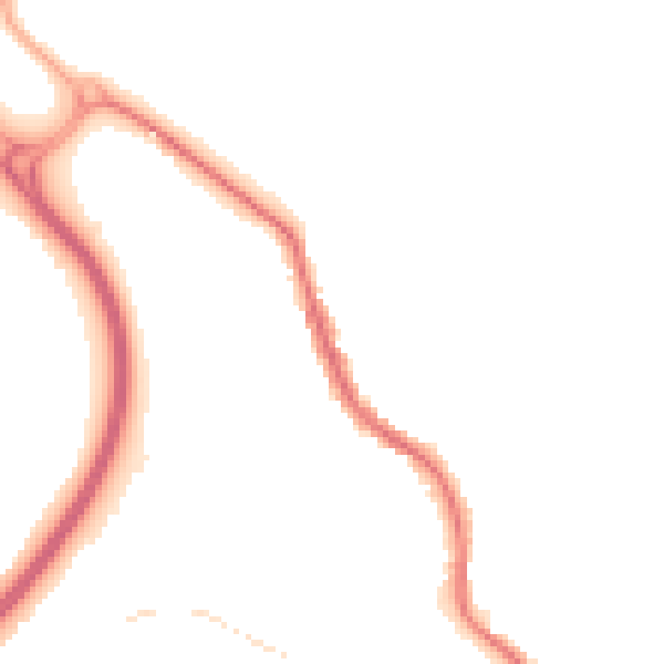 Night-time road noise heatmap for PR1 9QH