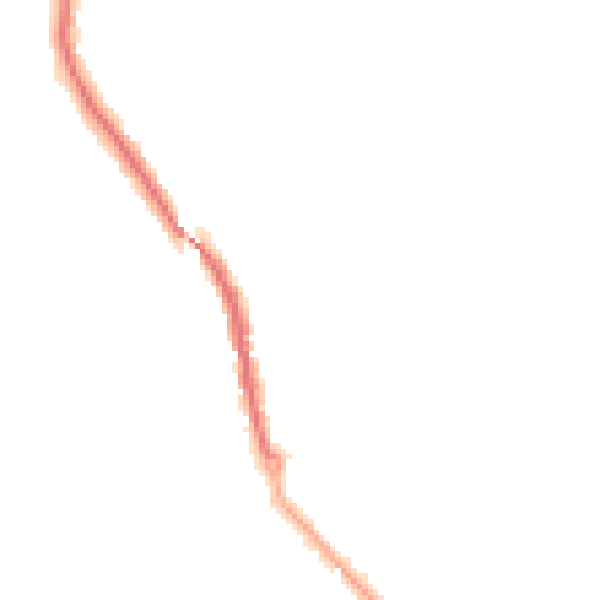Night-time road noise heatmap for PR1 9RZ