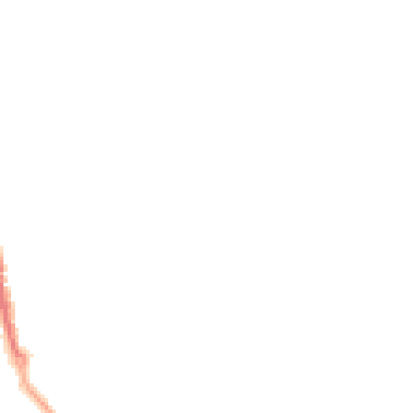 Night-time road noise heatmap for PR1 9ZG