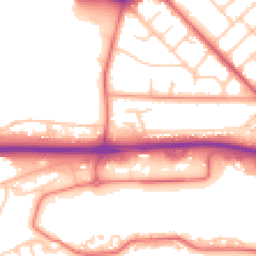 Daytime road noise heatmap for PR2 1AG