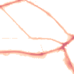 Night-time road noise heatmap for PR2 1AR