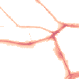 Night-time road noise heatmap for PR2 1AX