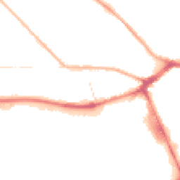 Night-time road noise heatmap for PR2 1BB