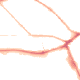 Night-time road noise heatmap for PR2 1BD