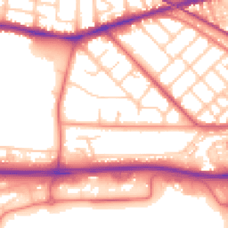Daytime road noise heatmap for PR2 1BL