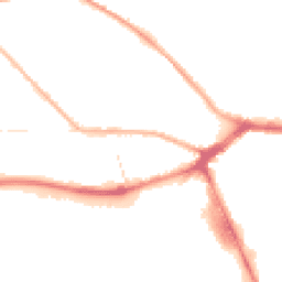 Night-time road noise heatmap for PR2 1BN