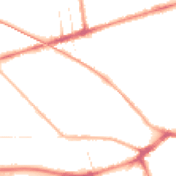 Night-time road noise heatmap for PR2 1BS