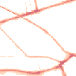 Night-time road noise heatmap for PR2 1BT