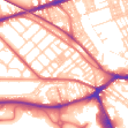 Daytime road noise heatmap for PR2 1DA