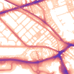 Daytime road noise heatmap for PR2 1DH