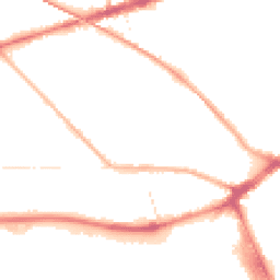 Night-time road noise heatmap for PR2 1DJ