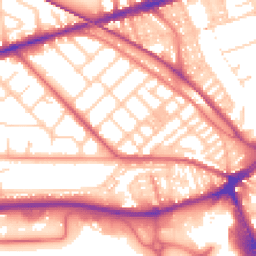 Daytime road noise heatmap for PR2 1DL