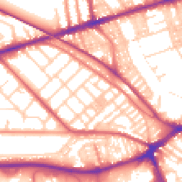 Daytime road noise heatmap for PR2 1DN
