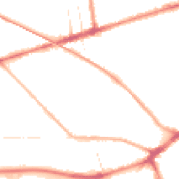 Night-time road noise heatmap for PR2 1DP
