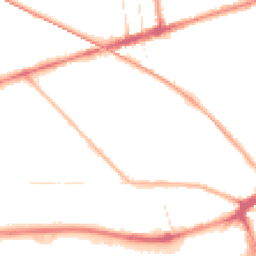 Night-time road noise heatmap for PR2 1DR