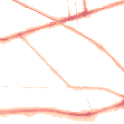 Night-time road noise heatmap for PR2 1DT