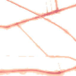 Night-time road noise heatmap for PR2 1DU