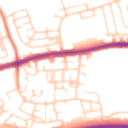 Daytime road noise heatmap for PR2 1LR