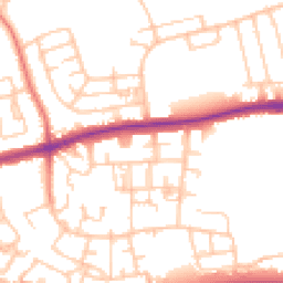 Daytime road noise heatmap for PR2 1LS