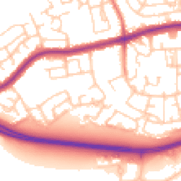 Daytime road noise heatmap for PR2 1PL