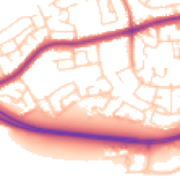 Daytime road noise heatmap for PR2 1RH