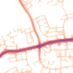 Daytime road noise heatmap for PR2 1TN