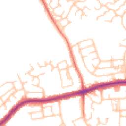 Daytime road noise heatmap for PR2 1TT
