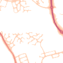 Daytime road noise heatmap for PR2 1YG