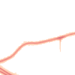 Night-time road noise heatmap for PR2 1YT