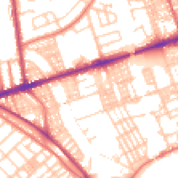 Daytime road noise heatmap for PR2 2AF