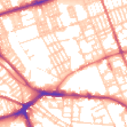Daytime road noise heatmap for PR2 2AR
