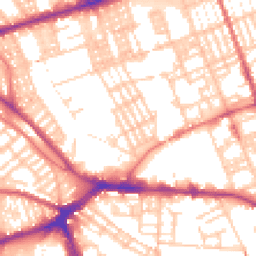 Daytime road noise heatmap for PR2 2AS