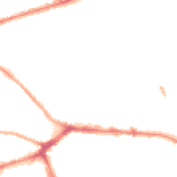 Night-time road noise heatmap for PR2 2AS