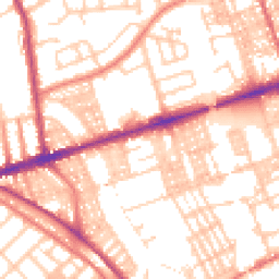 Daytime road noise heatmap for PR2 2BF