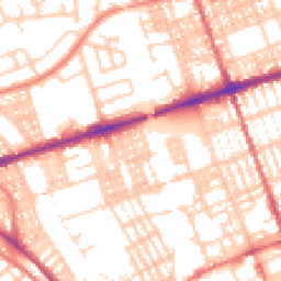 Daytime road noise heatmap for PR2 2BP