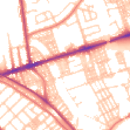 Daytime road noise heatmap for PR2 2BT