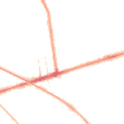 Night-time road noise heatmap for PR2 2LJ