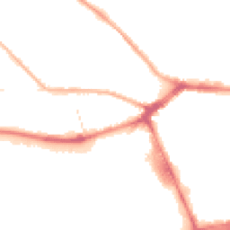 Night-time road noise heatmap for PR2 2NP