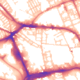 Daytime road noise heatmap for PR2 2QD