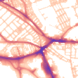 Daytime road noise heatmap for PR2 2RR
